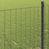 vidaXL Euro Fence Grey 1 x 25 m PVC-coated iron