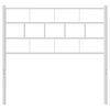 vidaXL Metal Replace Headboard White 100 cm