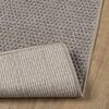vidaXL Area Rugs Rectangular LUGO Taupe 200 x 80 cm Polyester