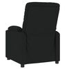 vidaXL Massage Recliner Chair Black Fabric