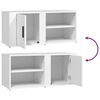 vidaXL TV Cabinet White 80x31,5x36 cm Engineered Wood