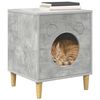 vidaXL Cat House Concerte 42.5 x 40 x 53 cm Engineered Wood