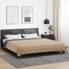 vidaXL Summer Duvet Anthracite and Taupe 220 x 260 cm Microfiber