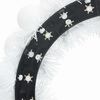 vidaXL Christmas Ball Wreathes 2 pcs White 33 x 33 x 7 cm Polystyrene