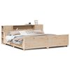 vidaXL Bed Frame without Mattress 180x200 cm Super King Solid Wood Pine