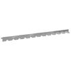 vidaXL Lawn Edging 30 pcs 102 x 4 x 4 cm Steel Silver