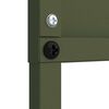 vidaXL Garden Privacy Screen Olive green 32 x 140 cm Cold-rolled steel