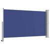 vidaXL Patio Retractable Side Awning 140 x 300 cm Blue