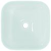 vidaXL Basin Glass 42x42x14 cm Frosted