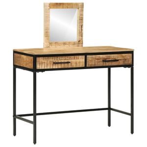 vidaXL Dressing Table Brown 100 x 40 x 120 cm Solid Mango wood