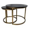 HSM Collection 2 Piece Coffee Table Set Finnley Round