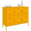 vidaXL Sideboard Mustard Yellow 100.5x39x79 cm Steel