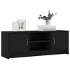 vidaXL TV Cabinet Black 102x30x37.5 cm Engineered Wood