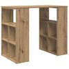 vidaXL Desk Artisan Oak Engineered Wood 90 x 50 x 75 cm