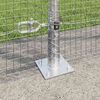 vidaXL Fence Post Silver 10 x 1.4 m (19 x 19 mm mesh) Steel