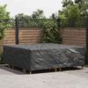 vidaXL Furniture Cover Plain Black 235 x 235 x 70 cm 600D
