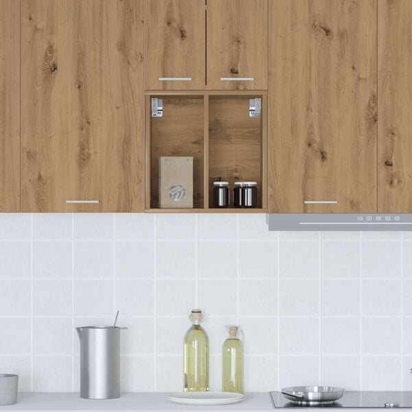 vidaXL Hanging Cabinet Artisan Oak 40 x 29.5 x 40 cm Engineered Wood