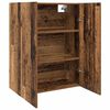 vidaXL Wall-Mounted Cabinet 2 pcs Old Wood 69.5 x 34 x 90 cm