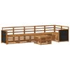 vidaXL Sectional Sofa Set 6 pcs Natural Solid Acacia Wood
