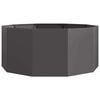 vidaXL Planter Black 120 x 120 x 50 cm Steel