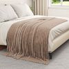 vidaXL Throw Blankets 6 pcs Camel 200 x 150 cm Fleece