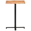 vidaXL Bar Table with Live Edges 60x60x110 cm Solid Acacia Wood