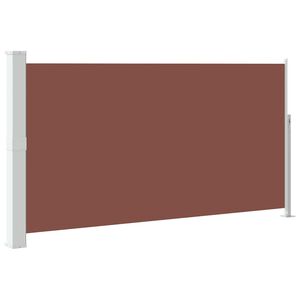 vidaXL Patio Retractable Side Awning 160 x 300 cm Brown
