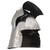 vidaXL Medieval Knight Helmet Antique Replica LARP Silver Steel