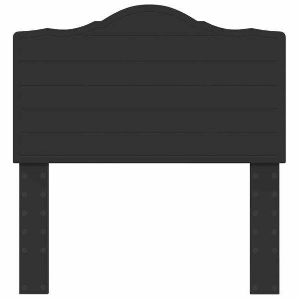 vidaXL Headboard with Headboard Black Oak 75 cm Engineered wood