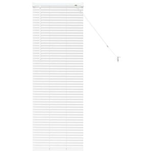 vidaXL Venetian Blinds Height Adjustable White 130 x 45 cm Aluminium