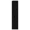 vidaXL Book Cabinet/Room Divider Black 80x30x135.5 cm Solid Wood Pine