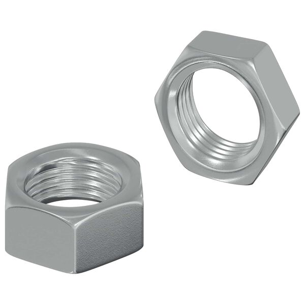 vidaXL Hex Nuts 2 pcs Silver M6 Steel