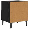 vidaXL Bedside Cabinet with Drawer 2 pcs Black oak 40 x 35 x 47.5 cm