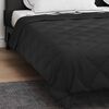 vidaXL Summer Duvet Black 240 x 260 cm Microfiber