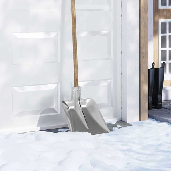 vidaXL Shovel Head Silver 45 x 38 cm Aluminum