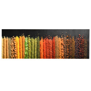 vidaXL Kitchen Carpet | Multicolour | Polyamide, Latex | 60x300 cm
