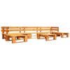 vidaXL Garden Lounge Set | Honey brown | Impregnated pinewood | Large | Durable
