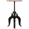vidaXL Bar Table Solid Reclaimed Wood 60x(76-110) cm