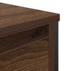 vidaXL Bathroom Basin Cabinet with Drawers Brown Oak 60x34.5x60 cm