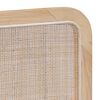 vidaXL Headboard with Headboard Natural 140 x 55 x 3 cm Rattan