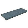 vidaXL Stair Mats 15 pcs 65x21x4 cm Dark Green Rectangular Edge