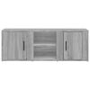 vidaXL TV Cabinet Grey Sonoma 100x31.5x35 cm Engineered Wood