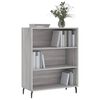 vidaxL Shelf Cabinet Grey Sonoma 69.5x32.5x90 cm Engineered Wood