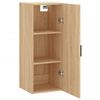 vidaXL Wall Mounted Cabinet Sonoma Oak 34.5x34x90 cm