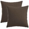 vidaXL Cushion with Pillow HEERLEN 2 pcs Taupe Fabric