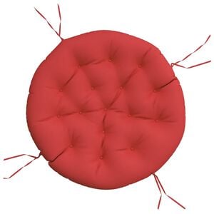 vidaXL Round Cushion Red &Oslash; 100 x11 cm Oxford Fabric