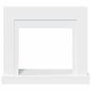 vidaXL Fireplace Surround White 100x30x87.5 cm Engineered Wood