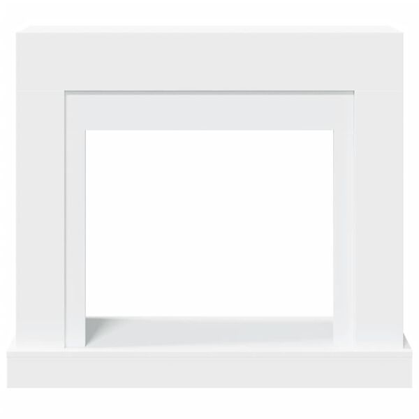 vidaXL Fireplace Surround White 100x30x87.5 cm Engineered Wood