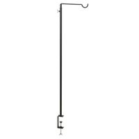H&S Collection Table Hook with Clamp 20x90 cm Black