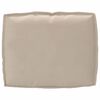vidaXL Pallet Cushion Set 2 pcs Taupe Oxford Fabric